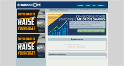 Desktop Screenshot of de.sharkscope.com